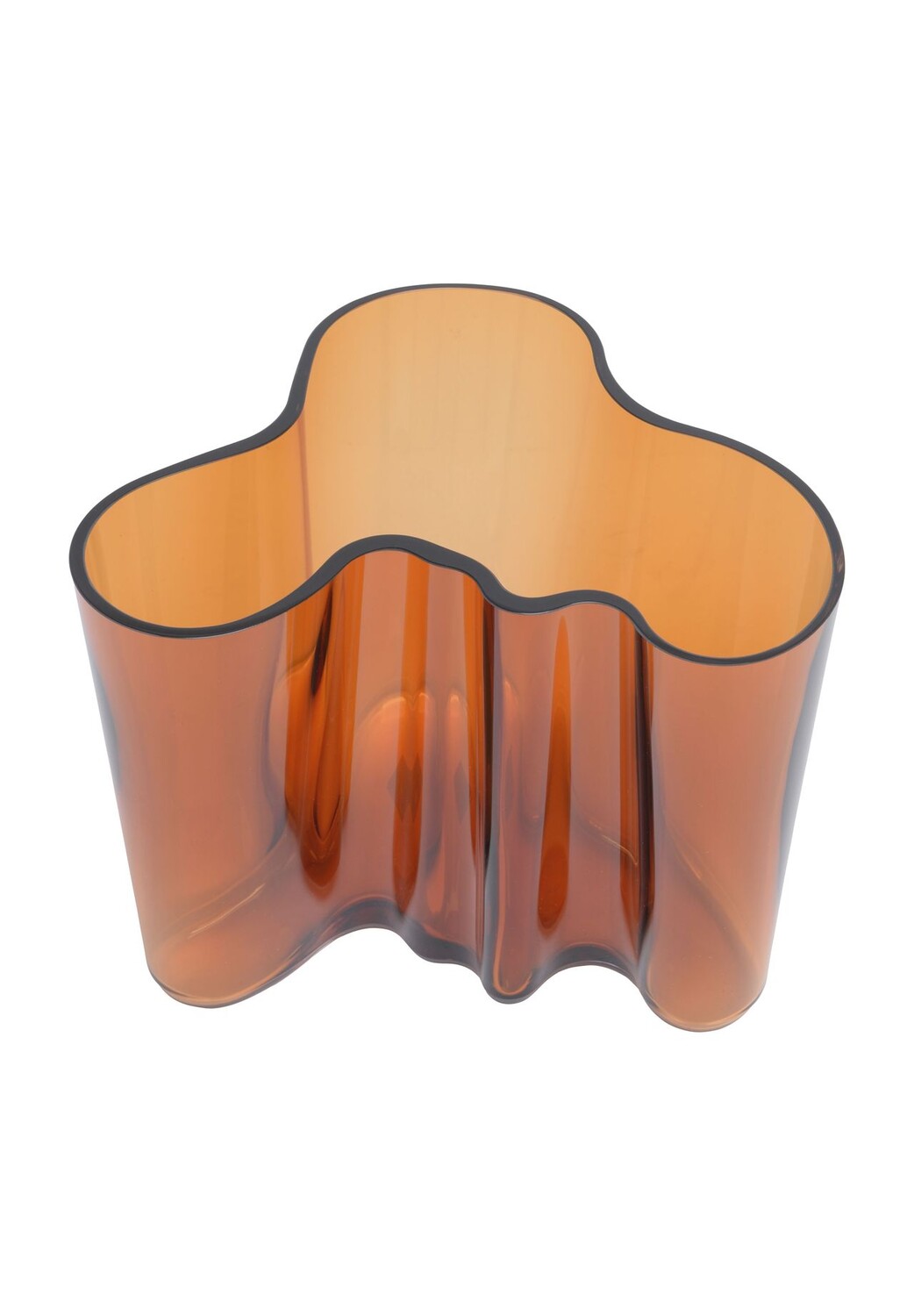 

Стеклянная ваза Аалто, абстрактная форма Iittala