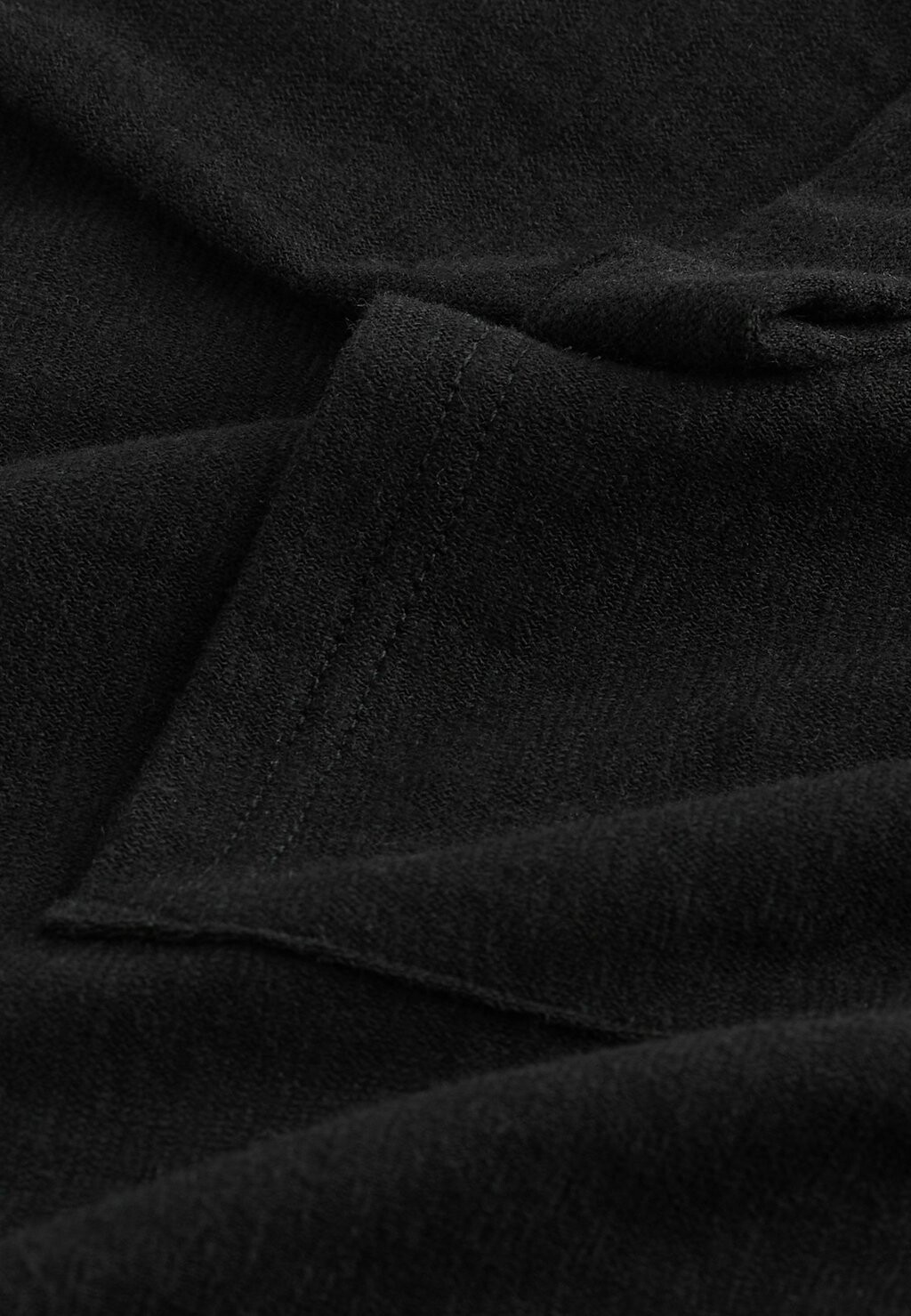 

Базовая футболка WASHED POCKET DETAIL SLOUCH V-NECK Next, черный