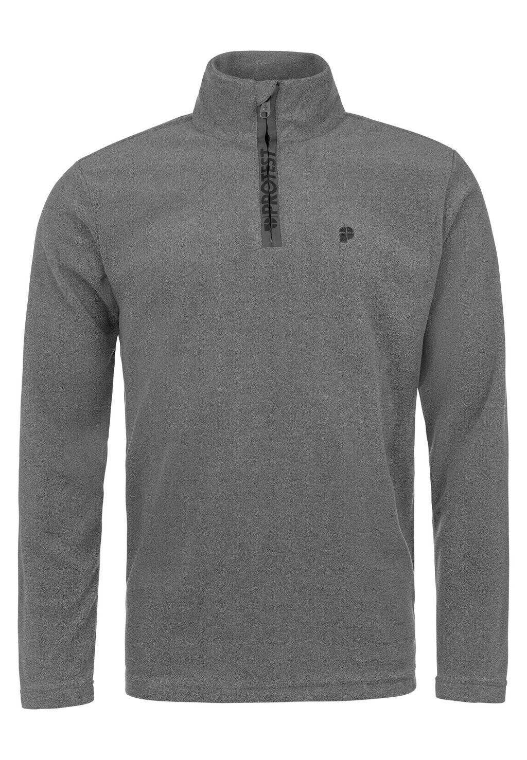 

Толстовка флисовая Perfectym Protest, цвет dark gray melee