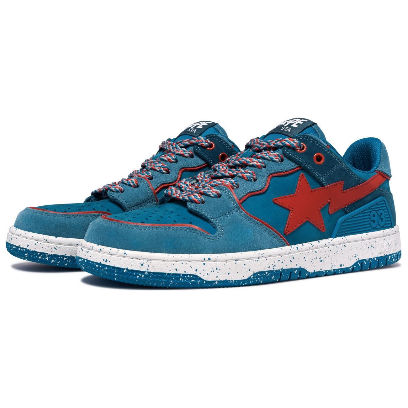 Кроссовки A BATHING APE SK8 Skateboarding Shoes Men Low-top, коричневый — фото 3