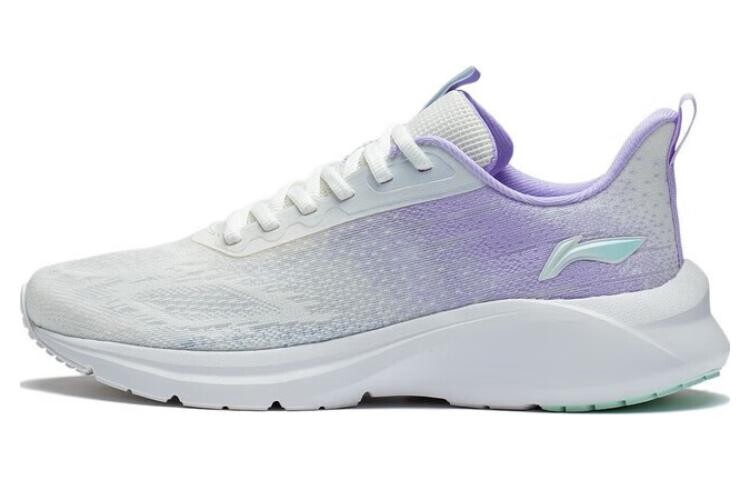 

Кроссовки женские YunQue с низким верхом, белые/фиолетовые Lining