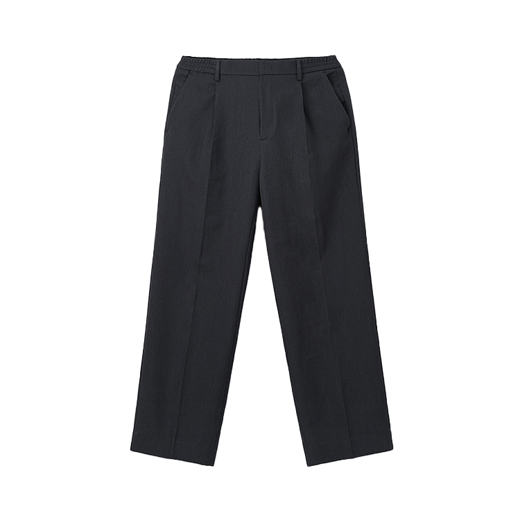 

Повседневные брюки мужские Moderate Straight Fit SPAO, charcoal серый