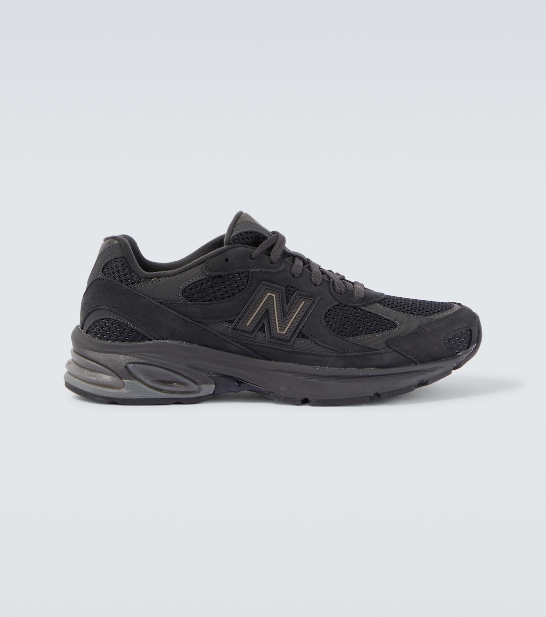 

2010 кроссовки из замши и сетки New Balance, черный
