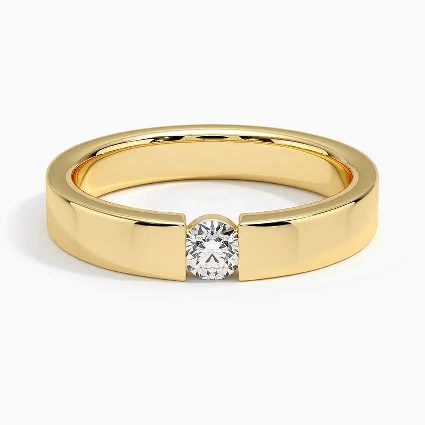 

Обручальное кольцо Silas Tension Style Diamond 4 мм Brilliant Earth