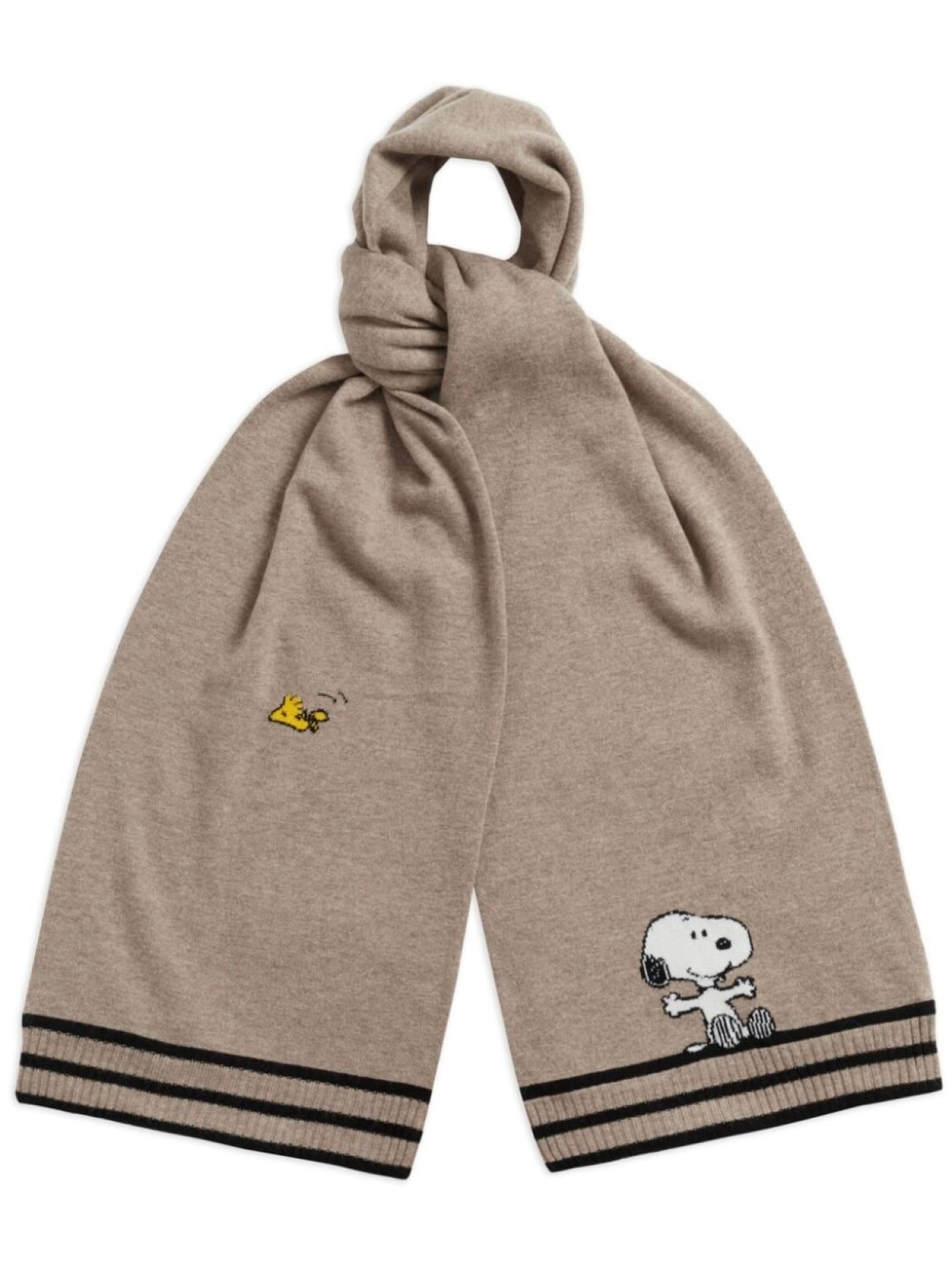 

Chinti & Parker шарф Snoopy & Woodstock, серый