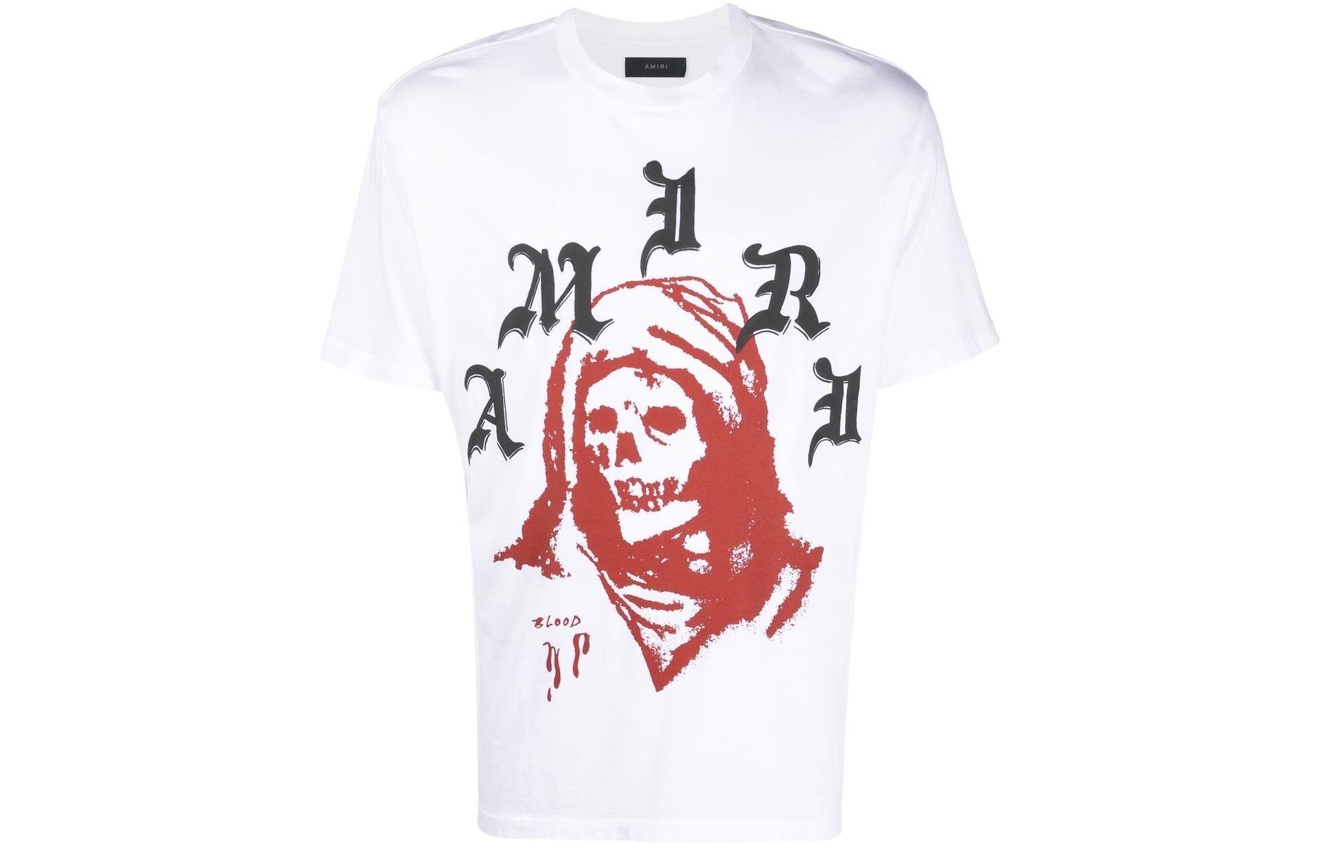 

Футболка из хлопка с логотипом AMIRI, белый