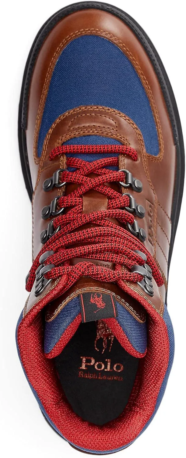 Мужские тактические ботинки POLO RALPH LAUREN Oslo, светло-синий/красный — фото 3