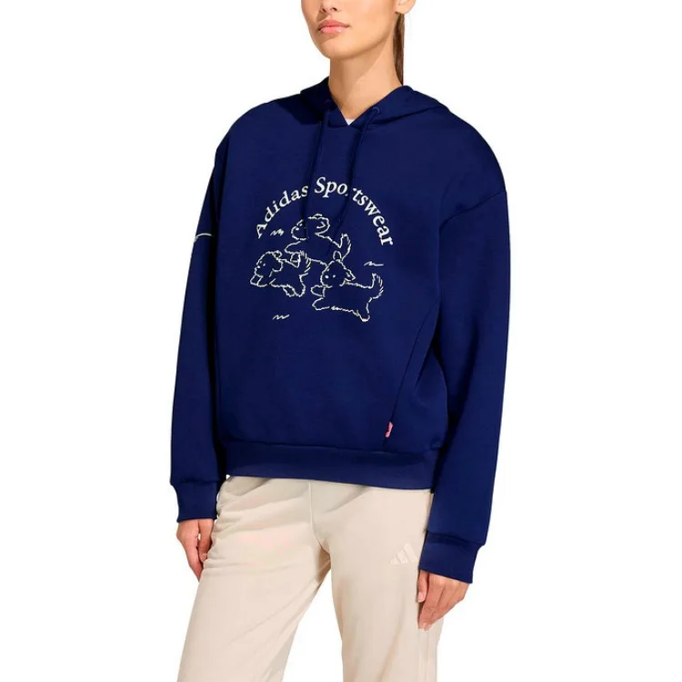 POP ART HD свитшот Women's Adidas, синий — фото 3