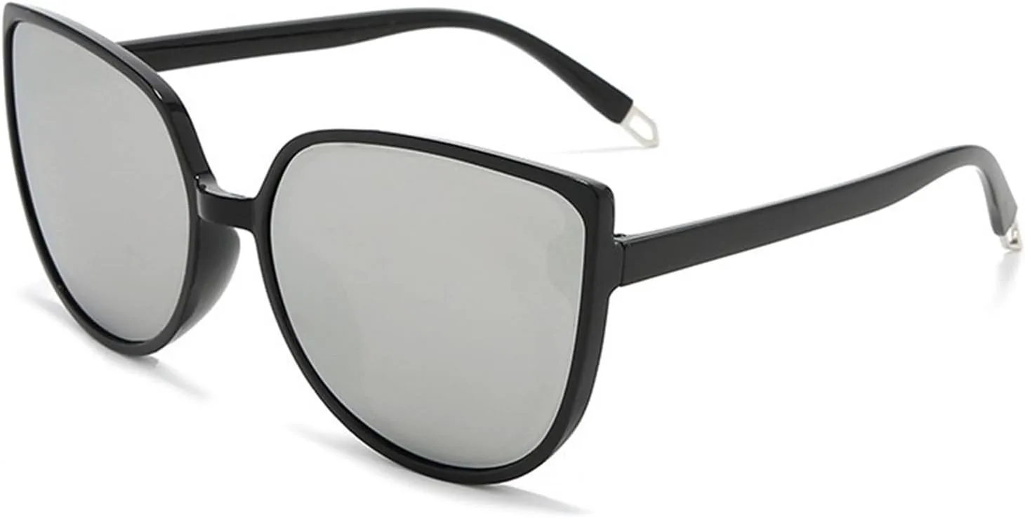 

Солнцезащитные очки для женщин на открытом воздухе с крупной оправой, для отдыха, поездок на работу, спортивные солнцезащитные очки для мужчин Generic, Silver