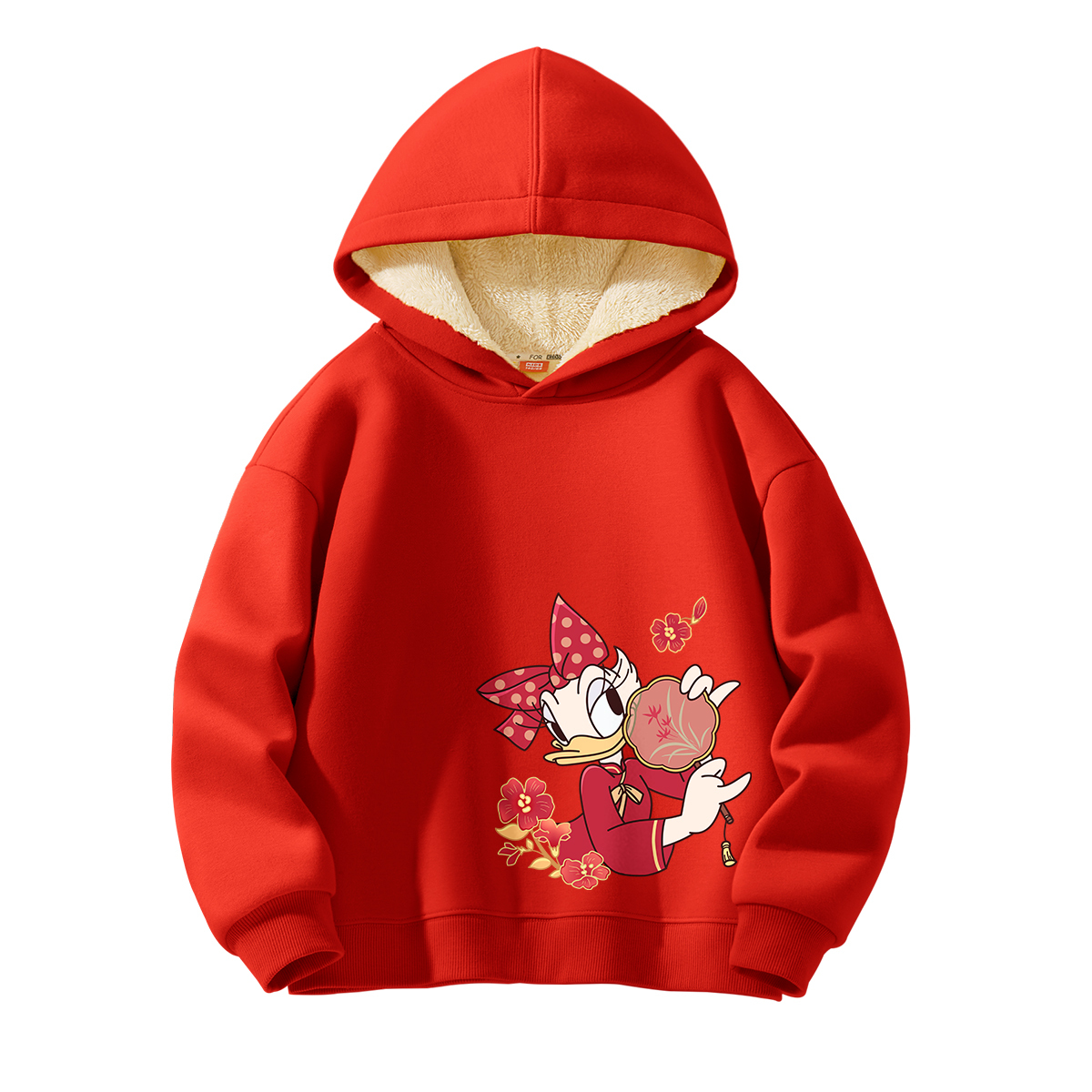 

Детский свитшот Disney, [thickened and fleece-lined]di tuan fan dai_lower right красный
