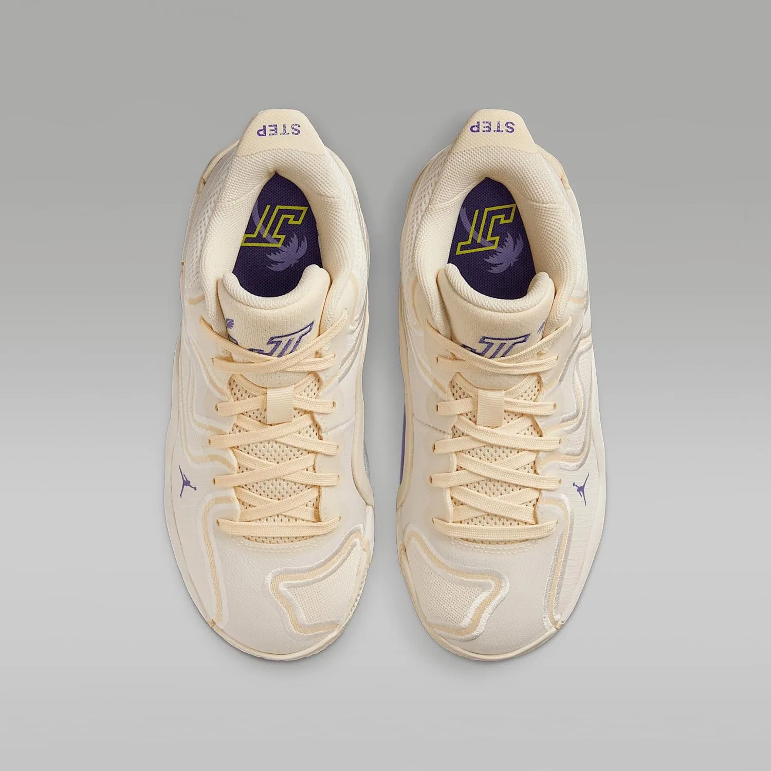 Мужские кроссовки Nike Jordan Tatum 3 (Gs), Sail Dark Iris Muslin Pale Ivory — фото 4