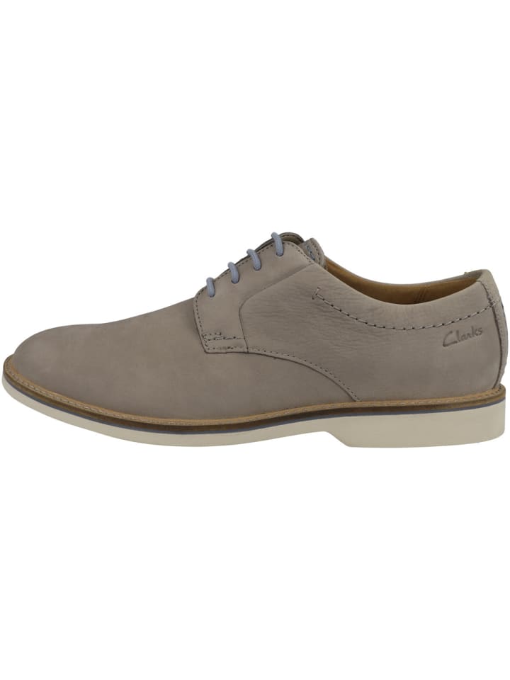 

Туфли на шнуровке Clarks, светло-серый
