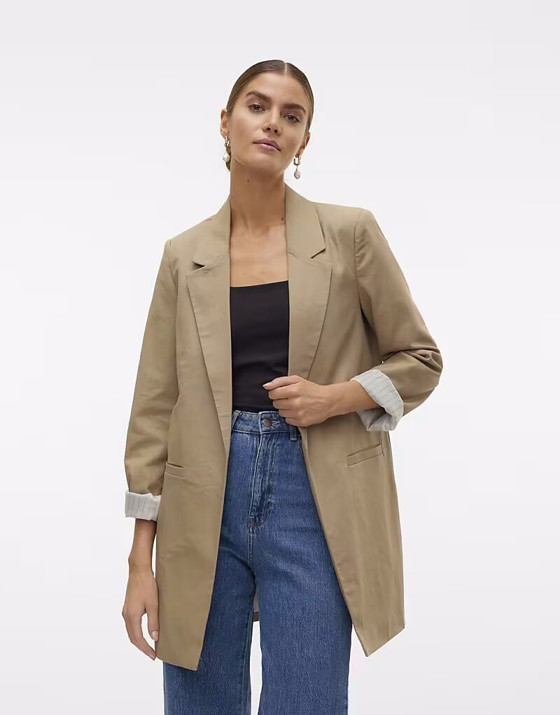 

Пиджак Vero Moda кремового цвета