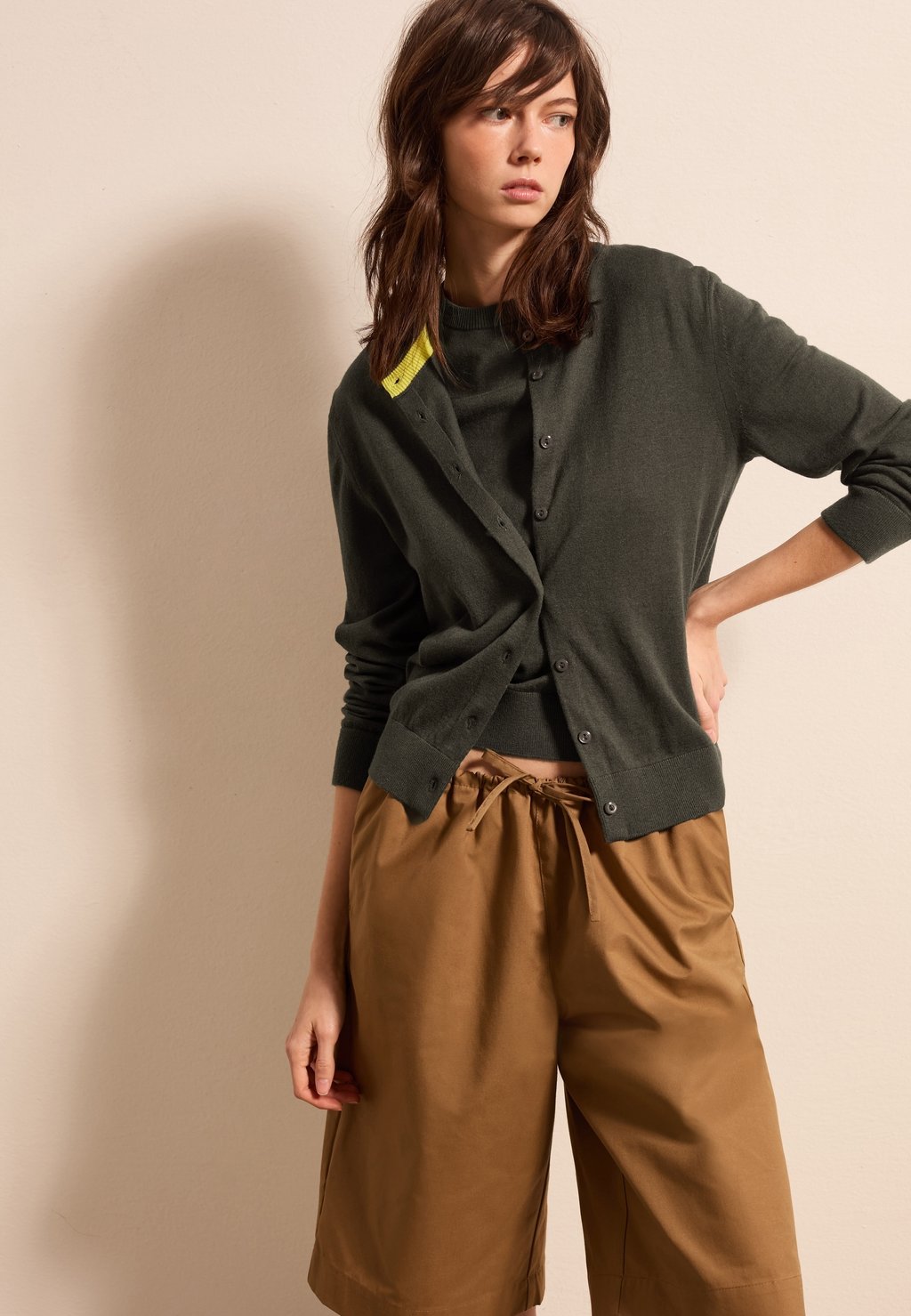 

Кардиган Stefanel, зеленый