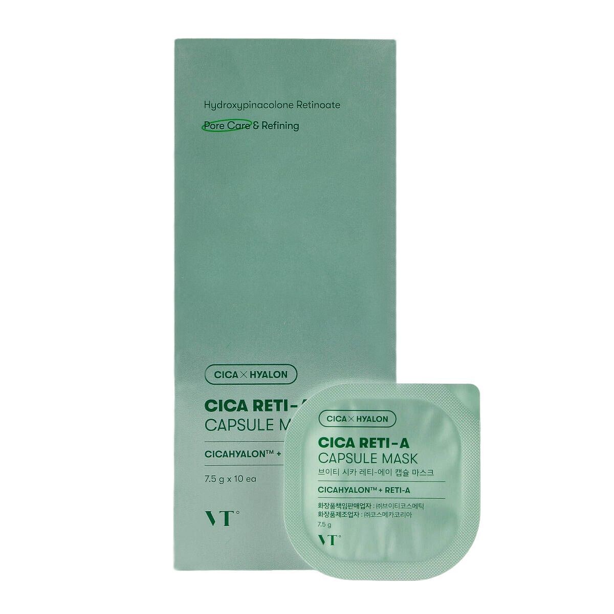 

Набор укрепляющих масок в капсулах Vt Cosmetics Cica Reti-A, 10 шт/1 упаковка