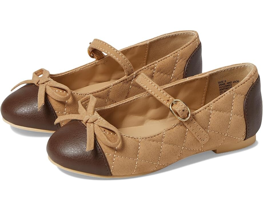 

Туфли на плоской подошве Janie and Jack Quilted Flat, разноцветный