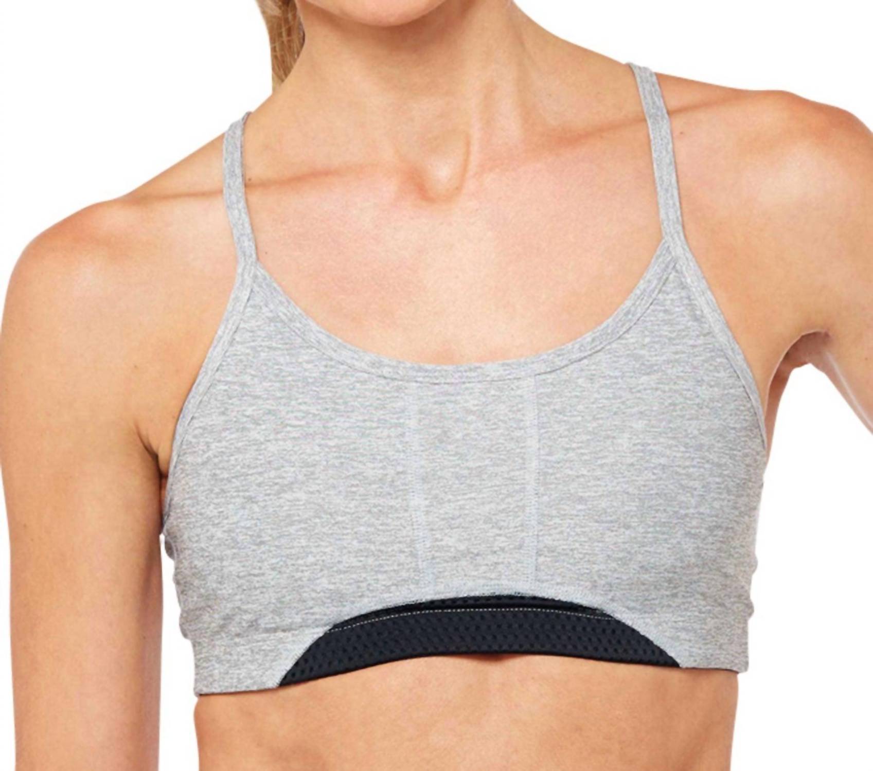 

Спортивный бюстгальтер Exceed Low Impact серого цвета Shape Active