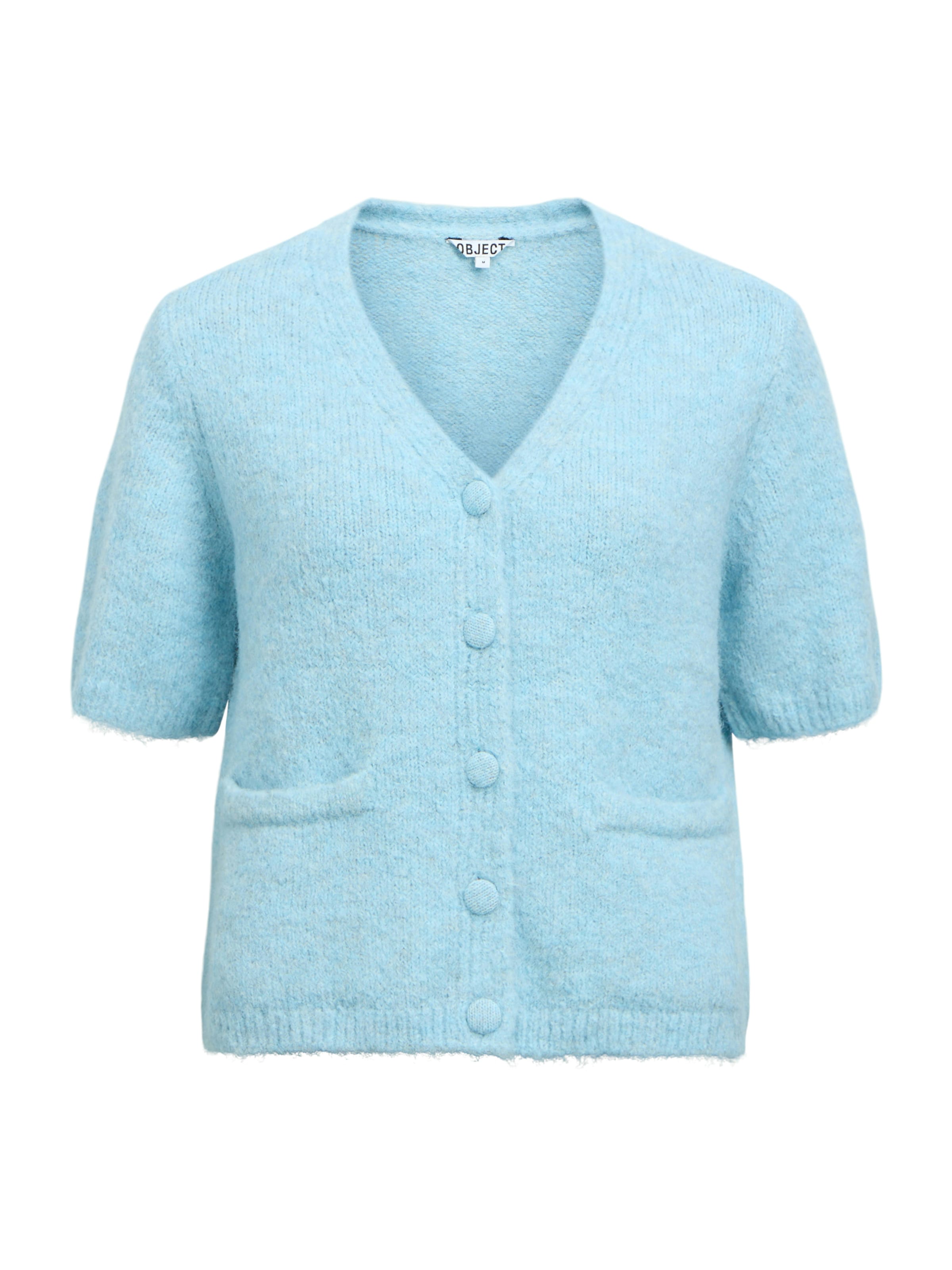 

OBJECT Кардиган 'OBJSaggia' вязаный, светло-голубой