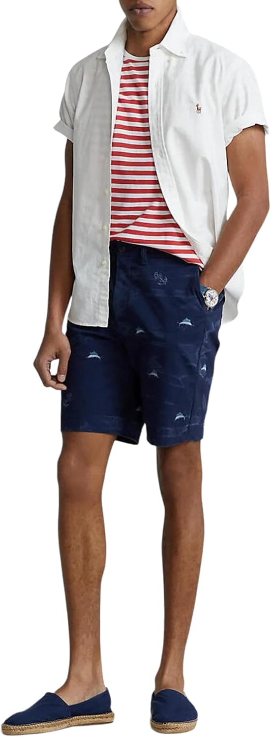 

Polo Ralph Lauren мужские классические шорты-чинос 9" Stretch, Newport Navy