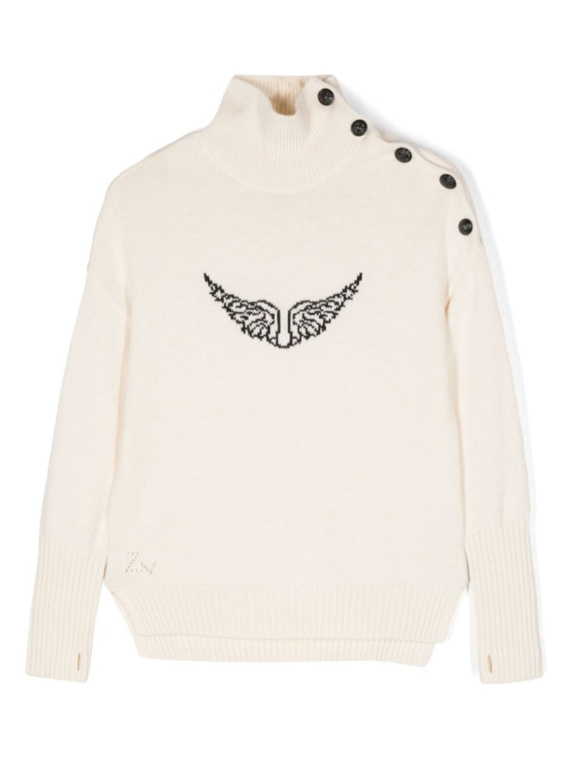 

Zadig & Voltaire Kids джемпер Almy, белый