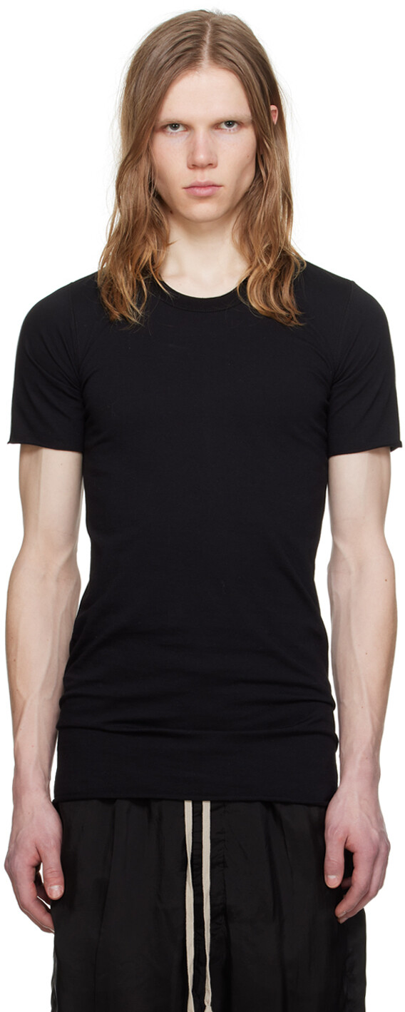 

Черная базовая футболка Rick Owens, цвет Black