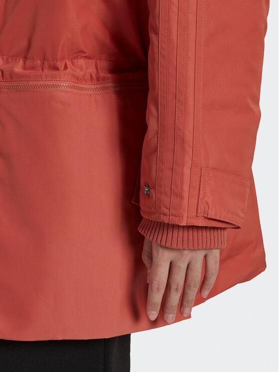 Демисезонная куртка loose fit Parka HK5248 Adidas, оранжевый — фото 4