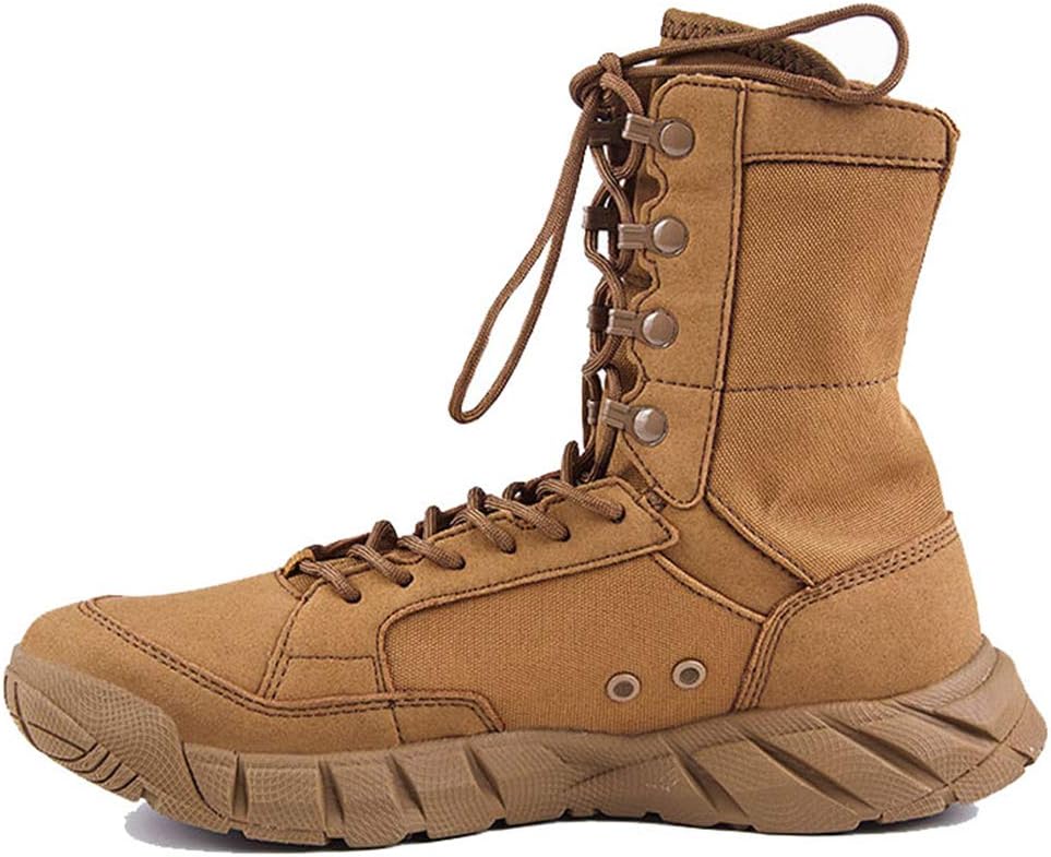 

Мужские тактические ботинки, обувь для скалолазания и походов, высокие ботинки, джунгли, пустынные боевые ботинки, коричневые, 37 Jlfzc