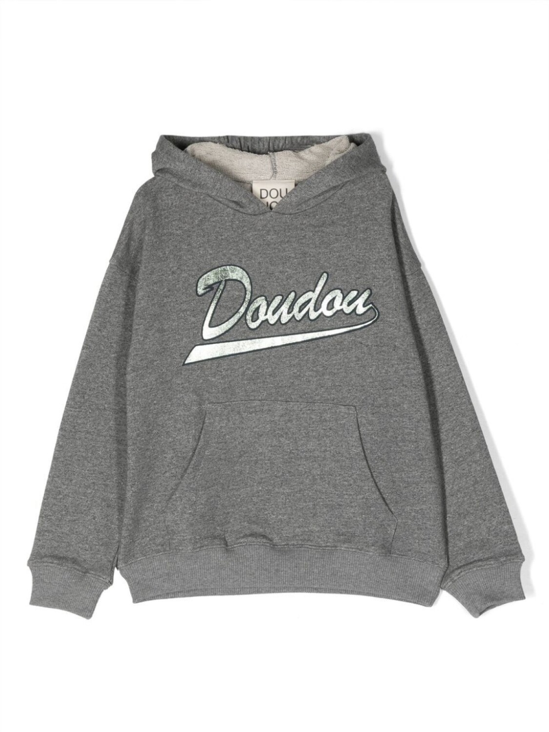 

Худи с логотипом Douuod Kids, серый