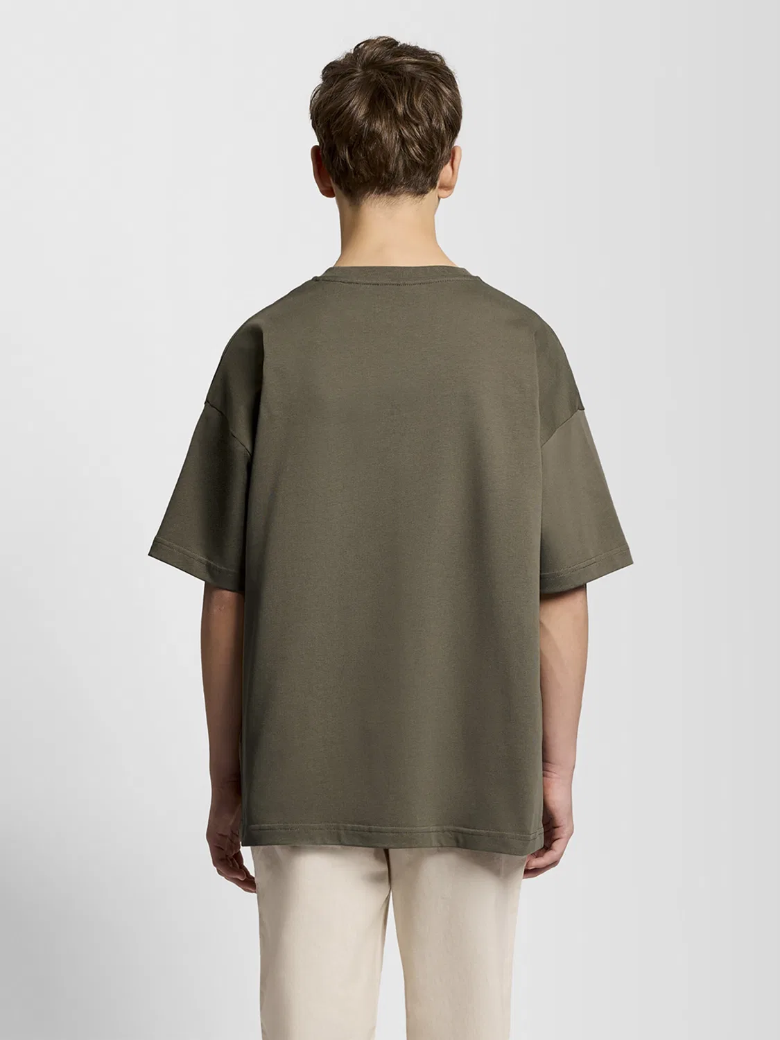 Футболка Lyle & Scott, Khaki — фото 4