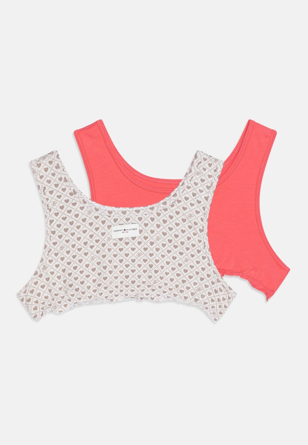 

Бюстье Bralette 2 Pack Tommy Hilfiger, цвет beige/red