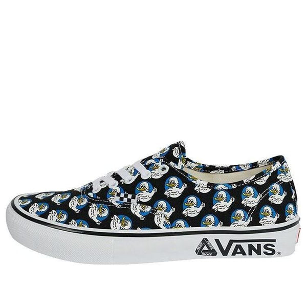 

Кроссовки palace x authentic black Vans, черный
