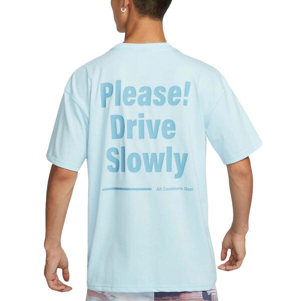 Футболка acg dri fit graphic t shirt asia sizing Nike, синий — фото 2