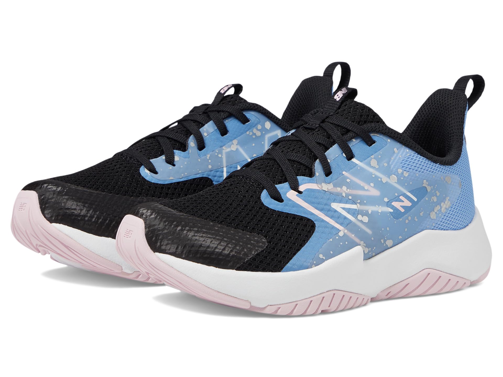 

Кроссовки New Balance Kids Rave Run v2, цвет Black/Blue Laguna