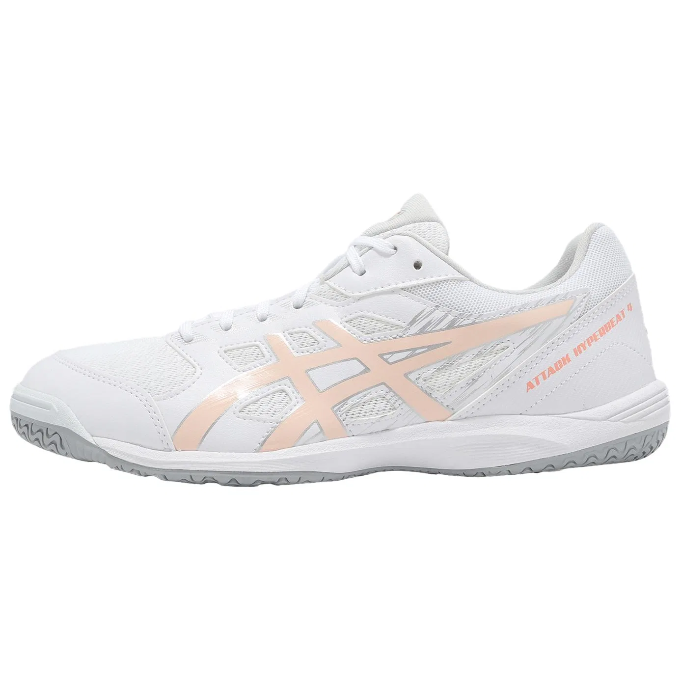 Кроссовки для настольного тенниса ASICS Attack Hyperbeat 4 белые