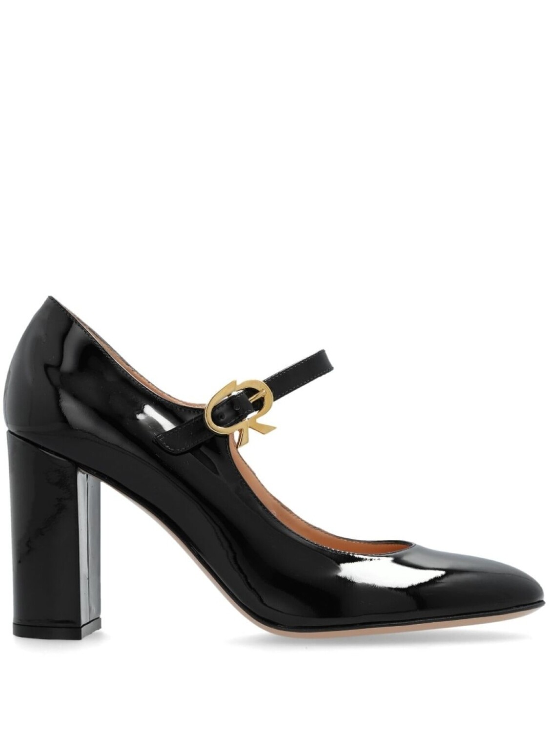 

Gianvito Rossi лакированная отделка Мэри Джейн, черный