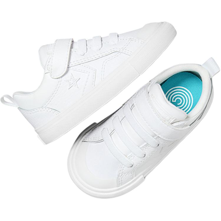 Низкие кроссовки Pro Blaze Strap для малышей и младенцев Converse, белый — фото 4