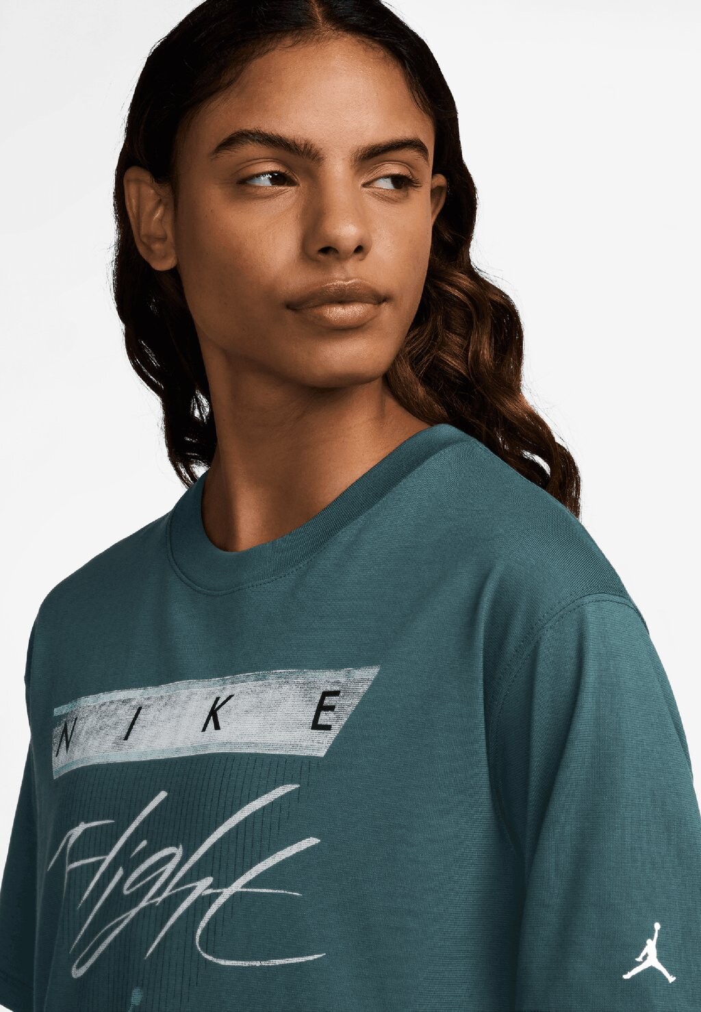 

Принт на футболке TEE Jordan, зеленый
