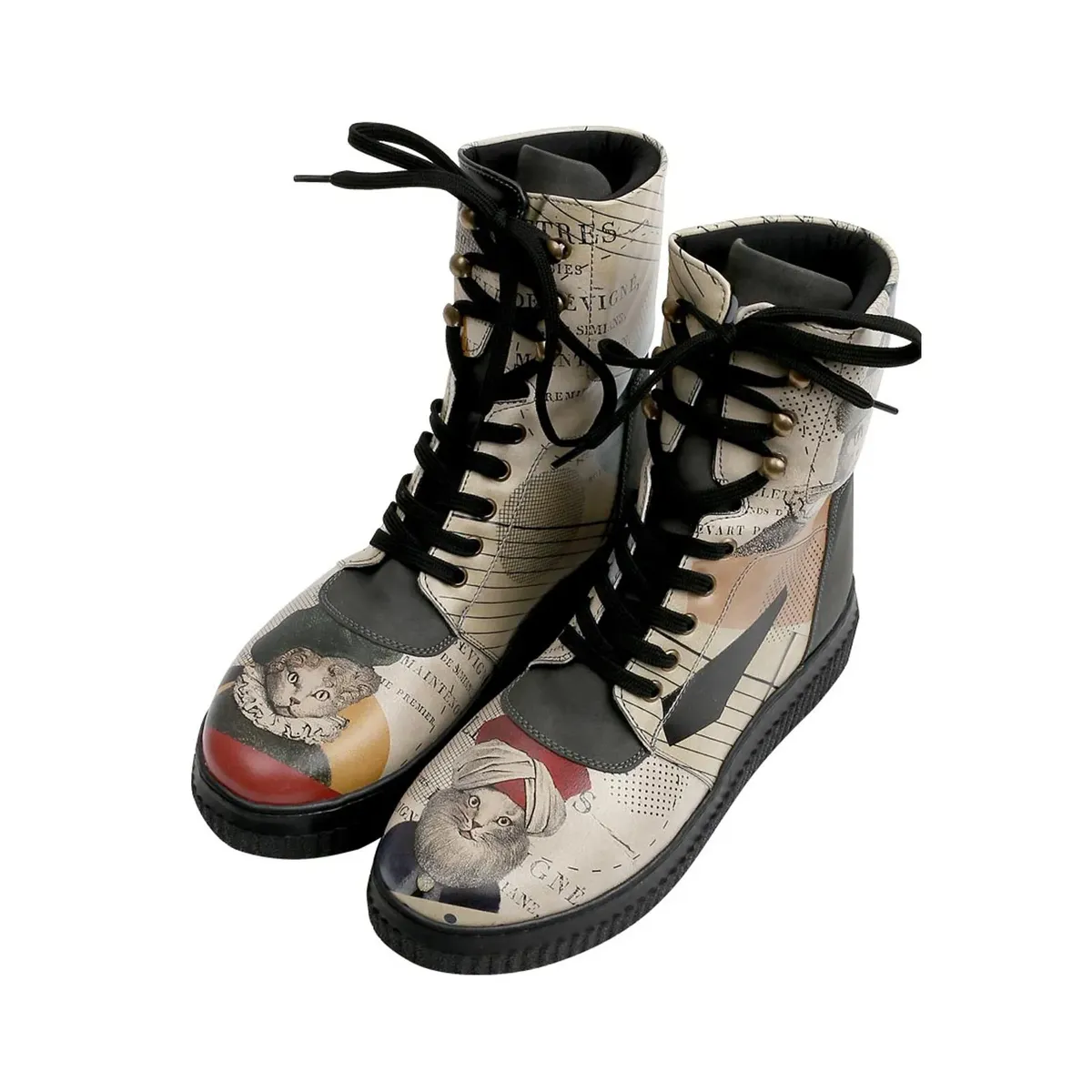 Сапоги на шнуровке DOGO "Женские ботинки Future Boots Mon Cher Vegan Женские ботинки / женские", Vegan, цвет Natur — фото 2