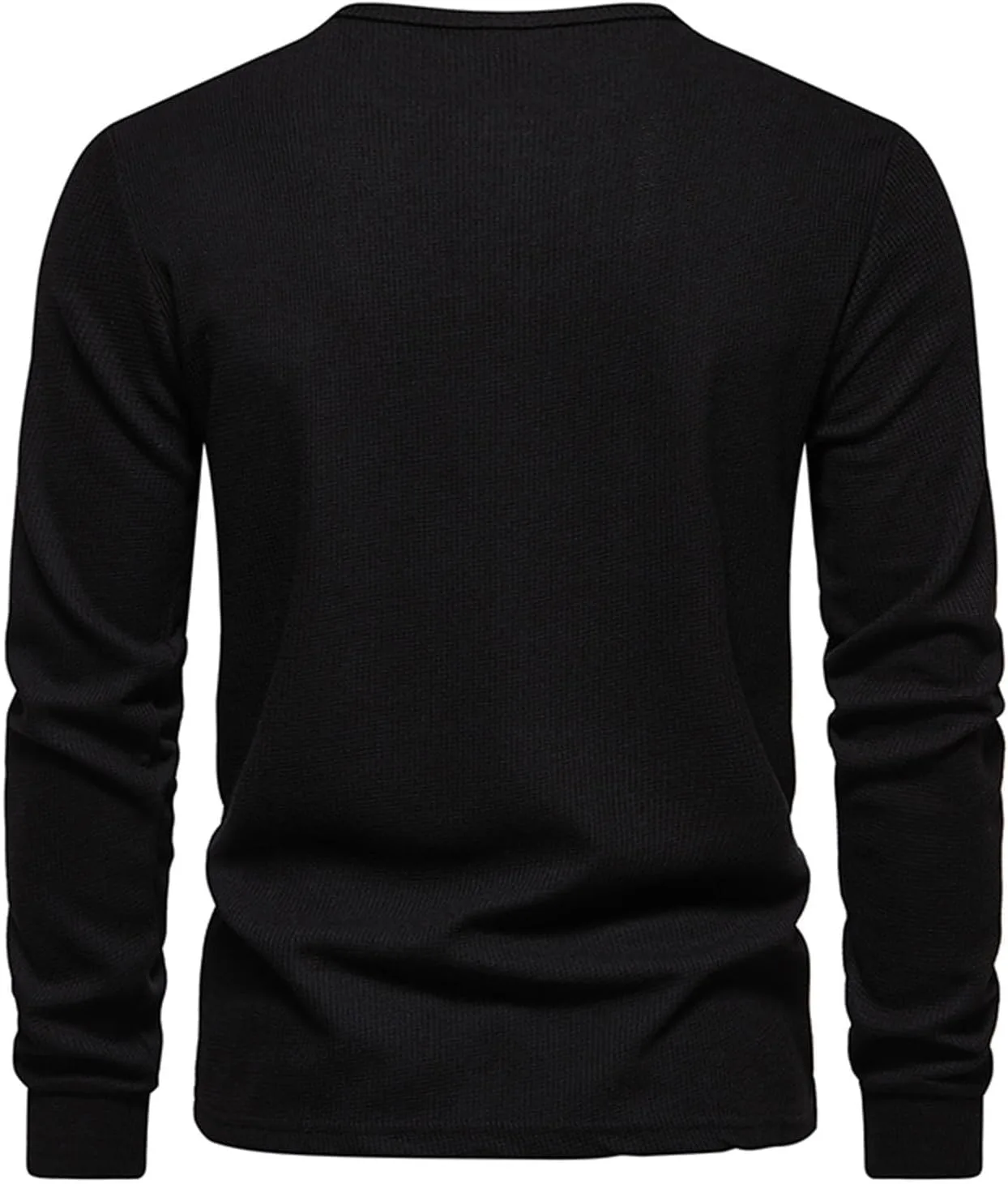 Мужская футболка Henley с мягкой эластичной тканью — фото 3