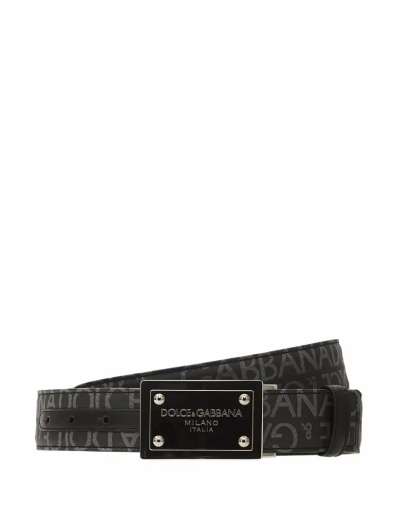 

Жаккардовый ремень DG Dolce&Gabbana, черный