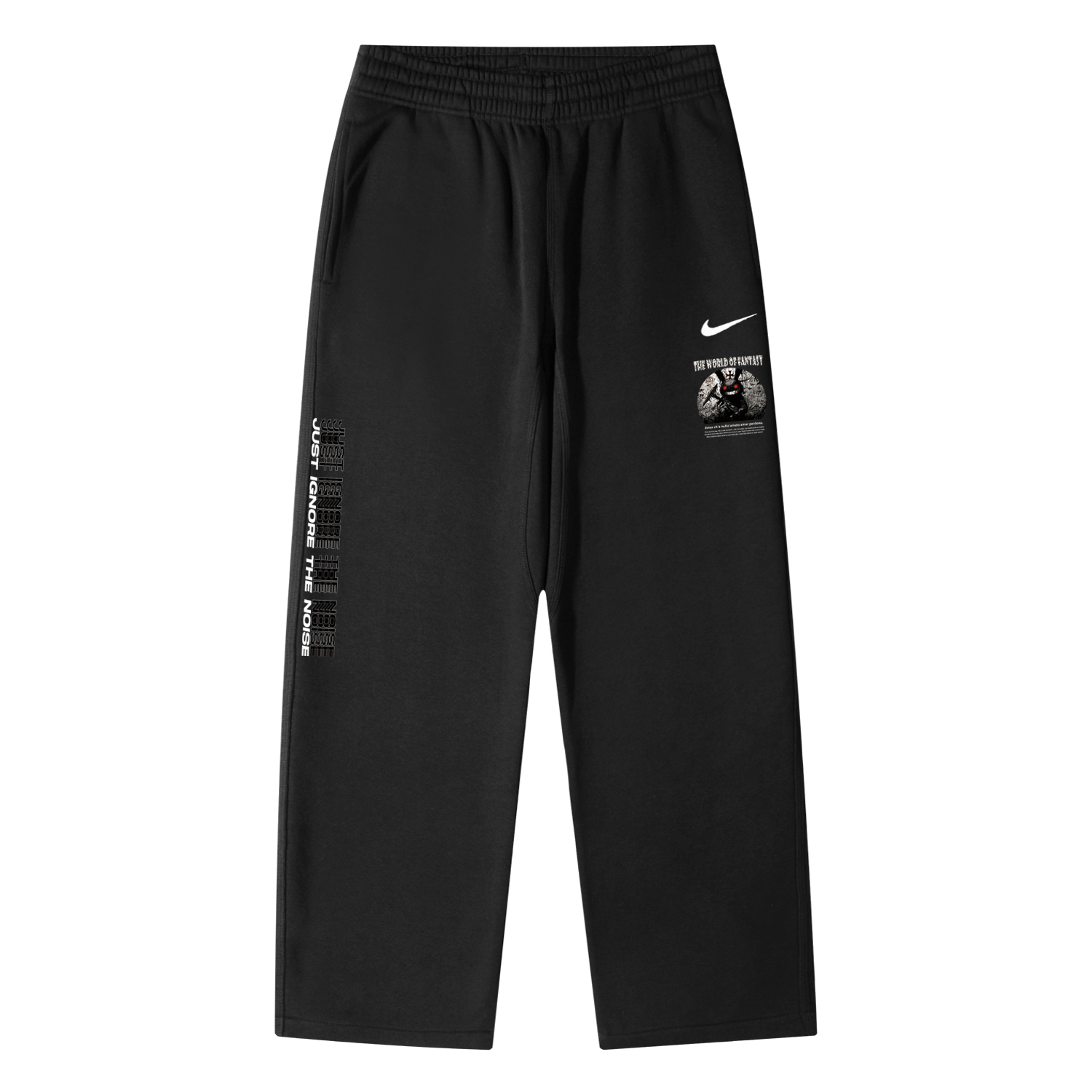 

Nike Вязаные свитшоты Unisex Black утепленные прямого кроя