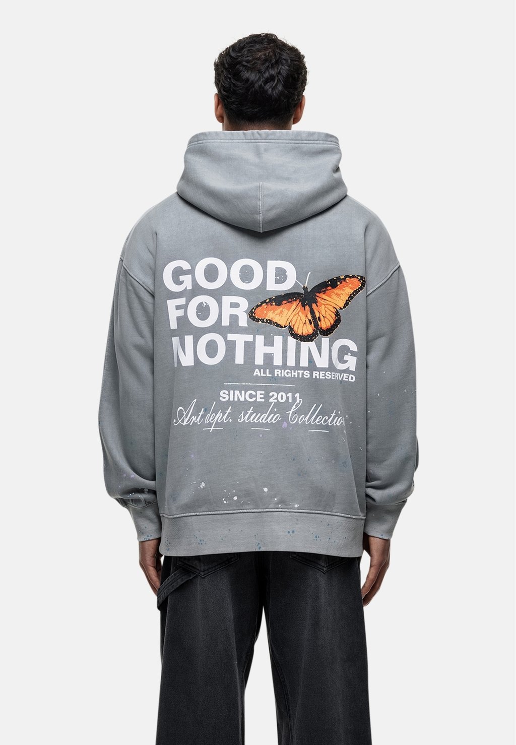 

Толстовка с капюшоном PAIN Good For Nothing, серый