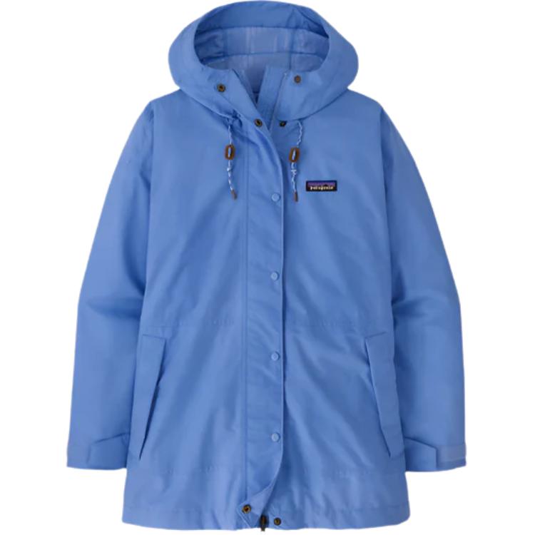 

Повседневные дождевые куртки и пальто для активного отдыха на открытом воздухе для женщин Patagonia, rich синий