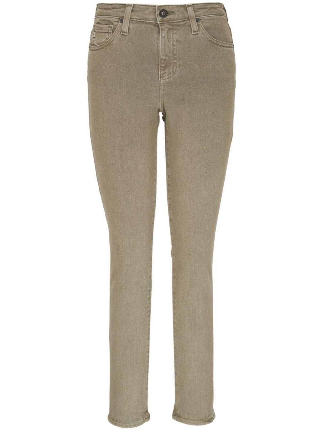 

AG Jeans джинсы скинни с завышенной талией, нейтральный цвет