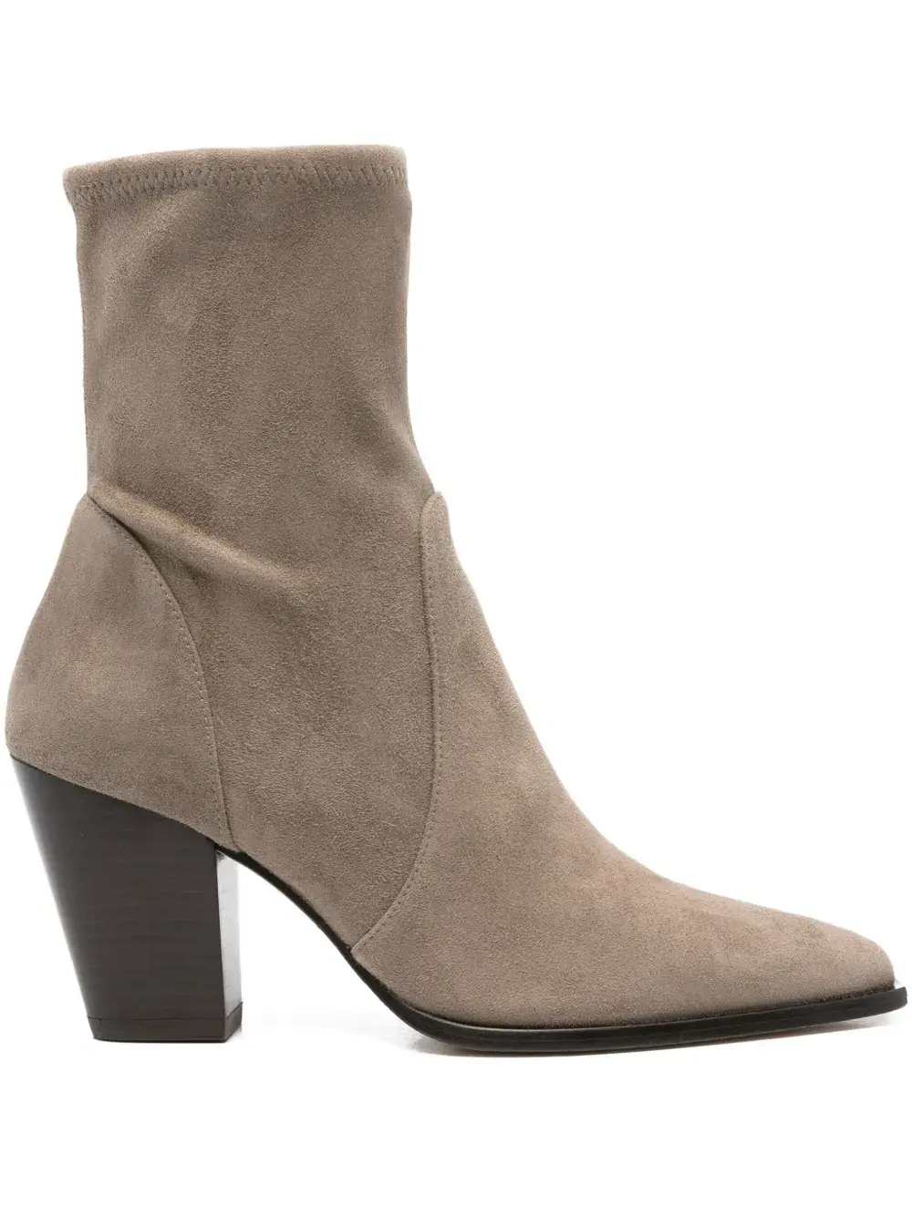 Ботинки с заостренным носком Stuart Weitzman, серый