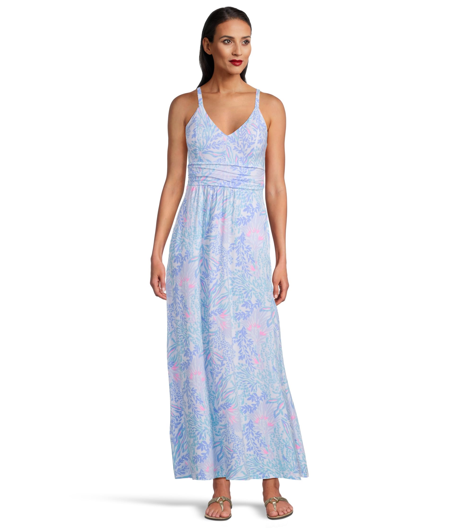 

Платье Lilly Pulitzer Blake Maxi Dress, Multi Via Del Mar