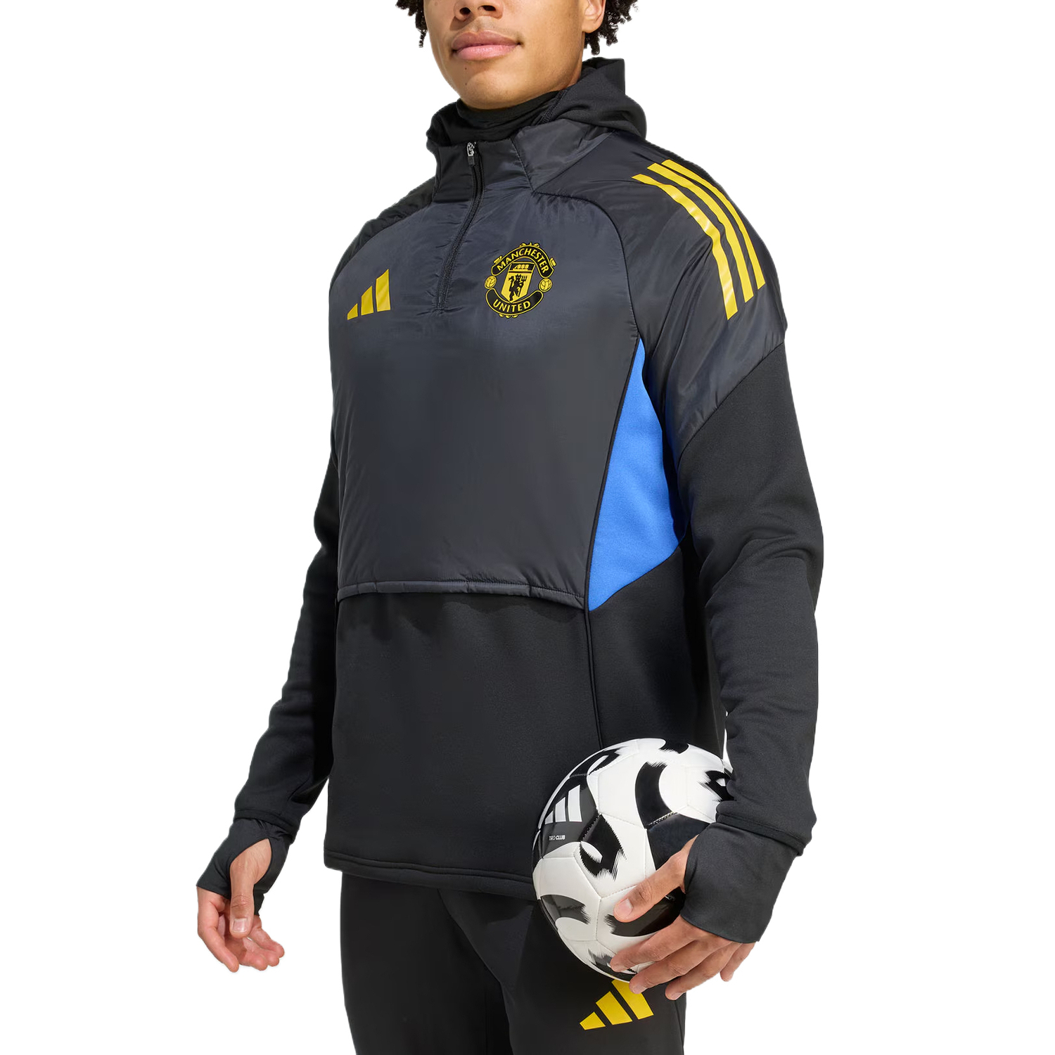 Футболка Manchester United мужская Adidas, черный — фото 3