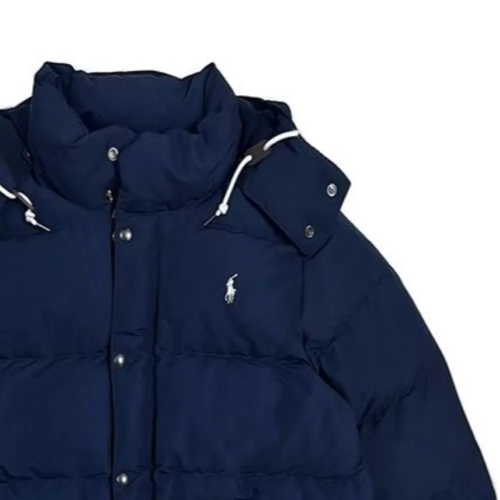 Пуховик женский Polo Ralph Lauren Navy Blue — фото 4