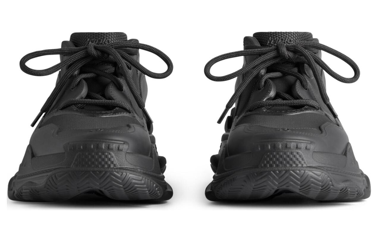 Кроссовки мужские Balenciaga Triple S Mold, черный — фото 4