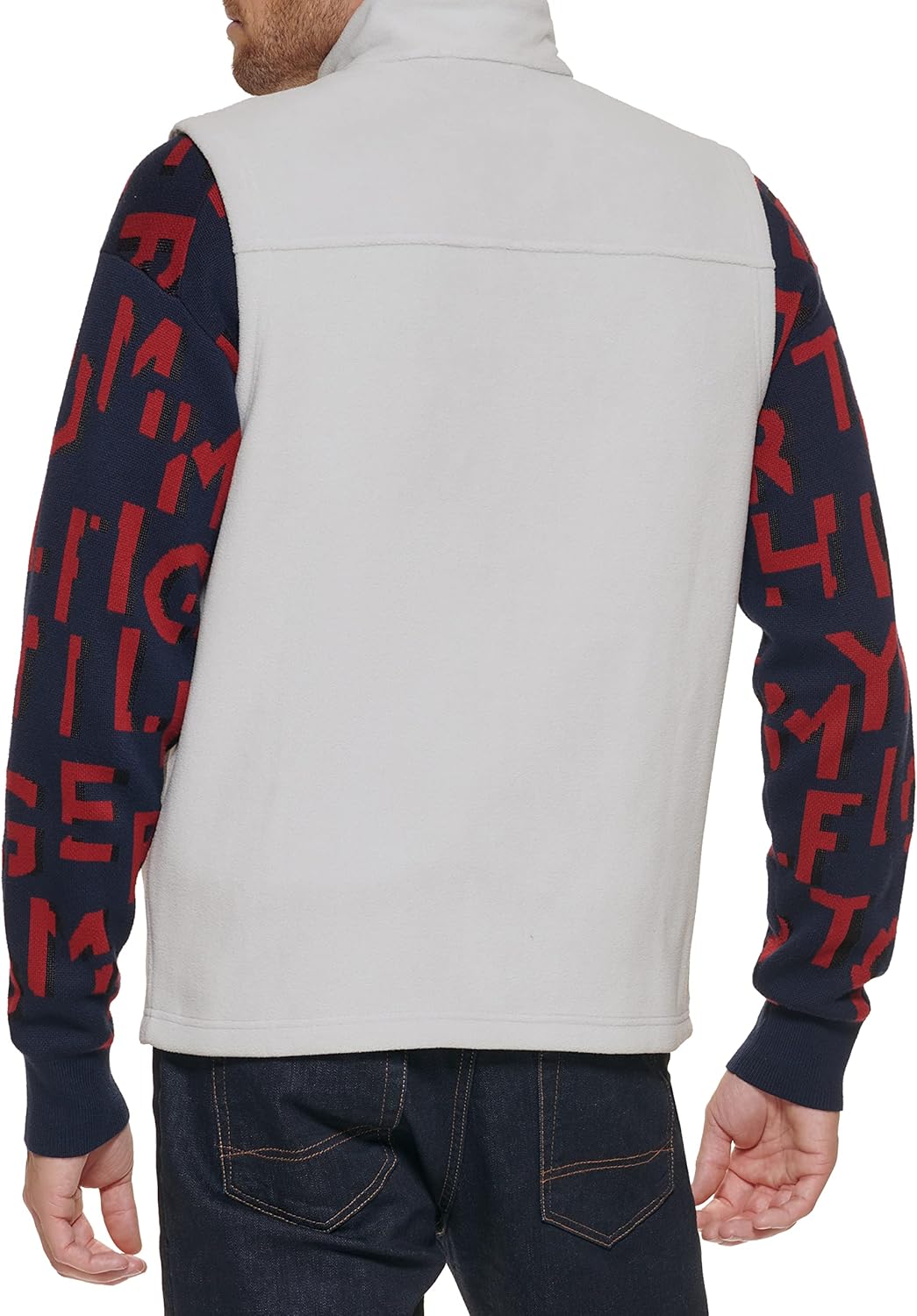 Легкий мужской жилет Tommy Hilfiger Polar Fleece, Ice — фото 2